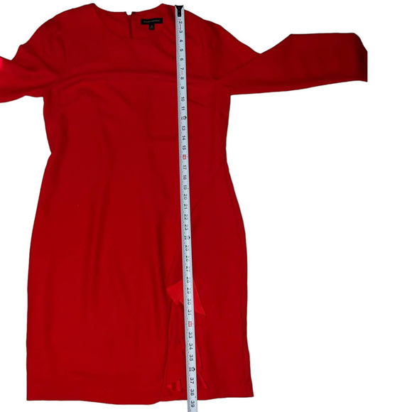 Banana Republic Size 12 Valentines Holiday Formal Romantic Ruffle Midi Dress - Picture 10 of 11